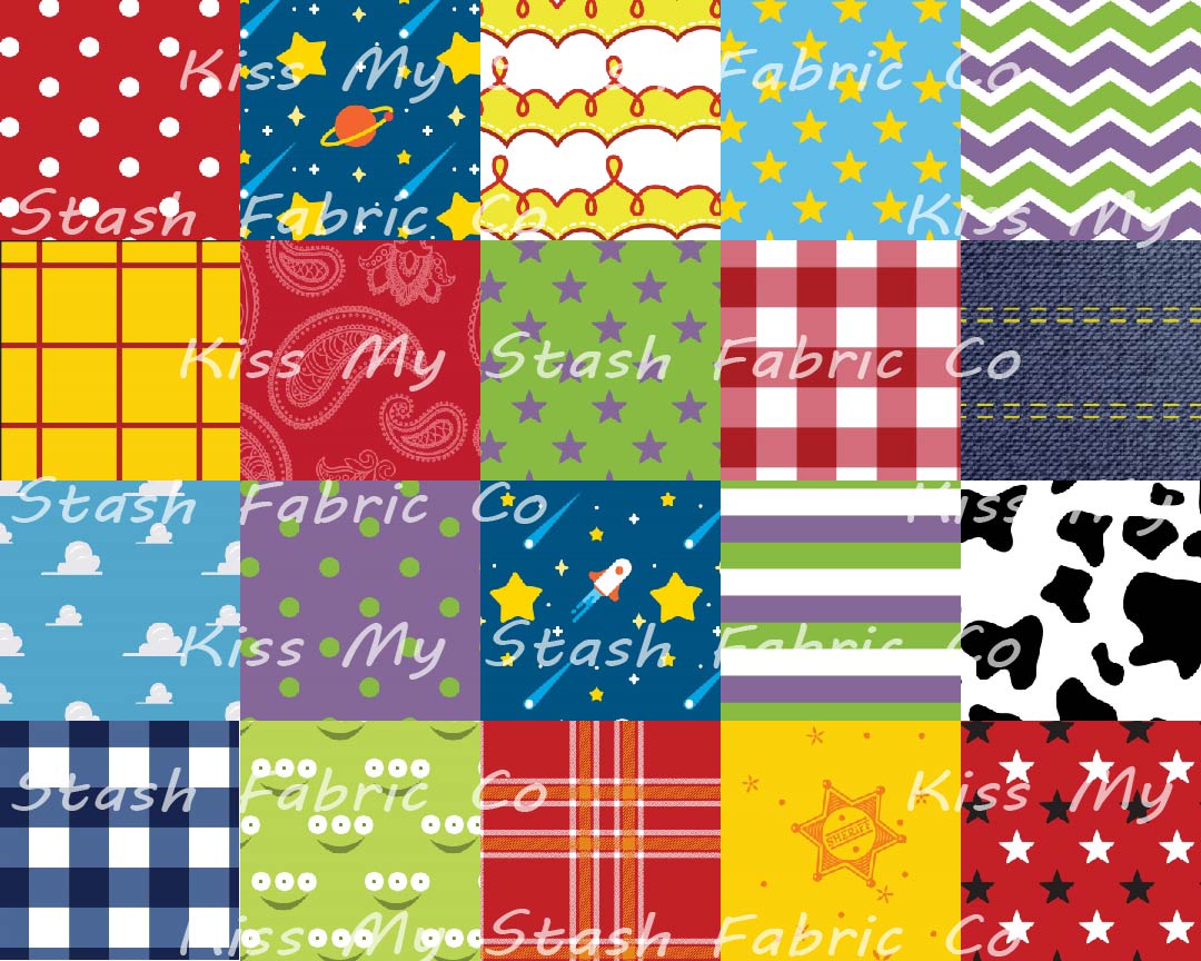 Toybox Patchwork COTTON FRENCH TERRY